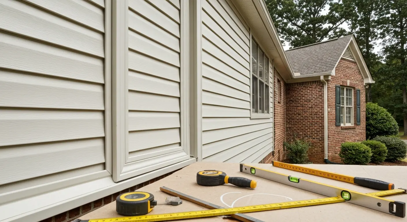 Siding installation in Matthews
