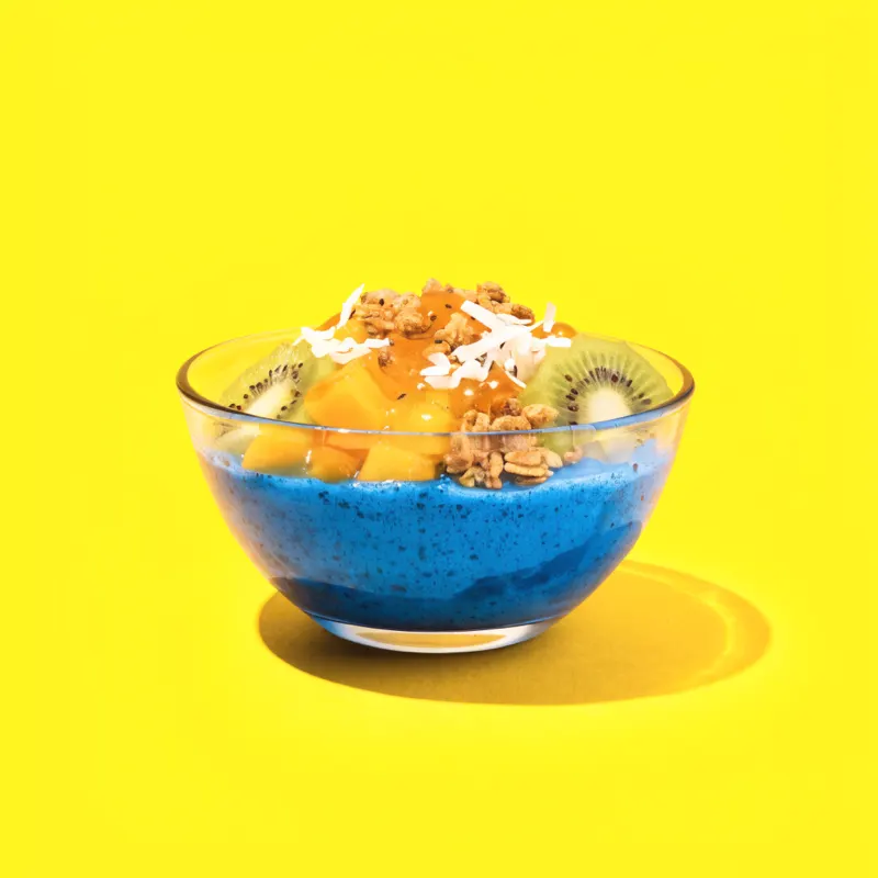 Bol tropical à la spiruline bleue et fruits frais Caribliss Fruité