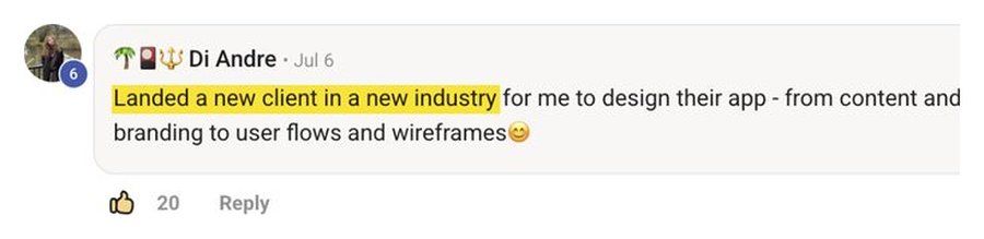 Community post: new client signed in a new industry