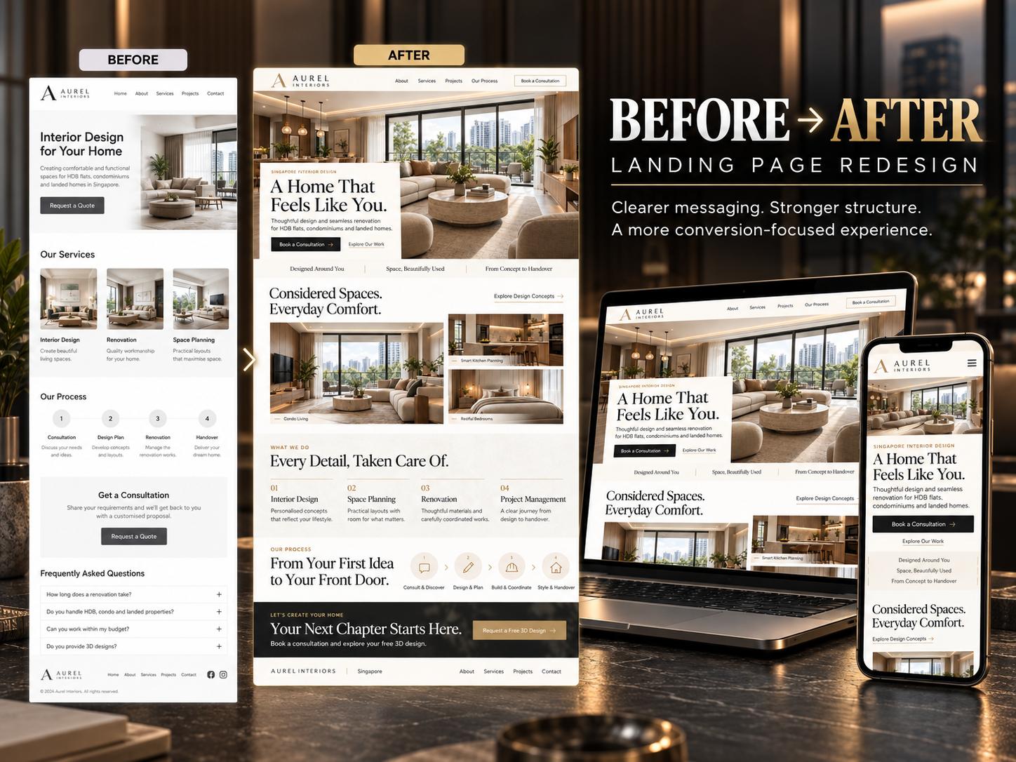 Interior Design Website, Websites
