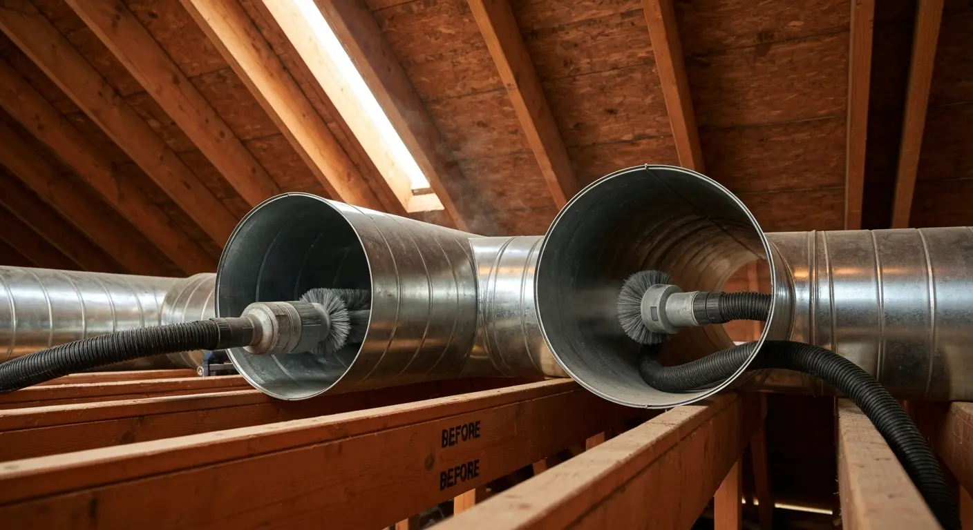 Air duct cleaning project