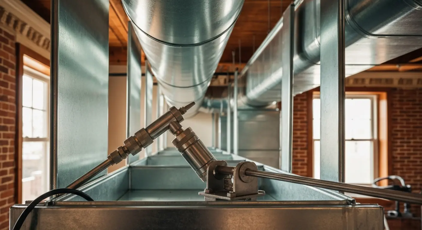 Mold treatment in HVAC system