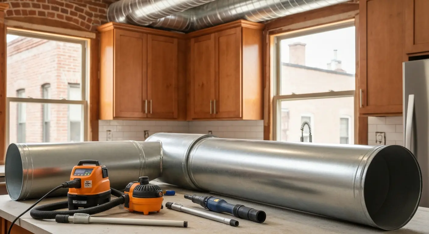 Post-construction duct cleaning