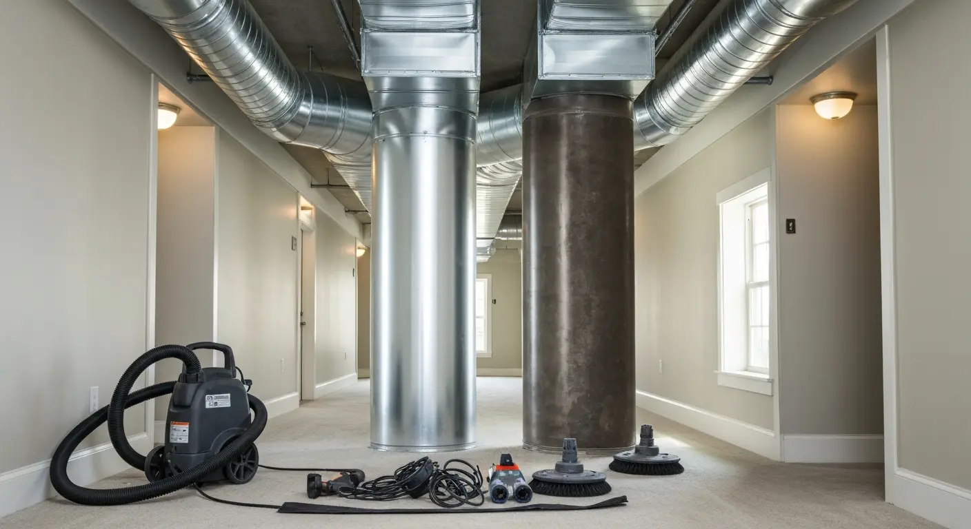 Apartment complex duct cleaning in Laurel