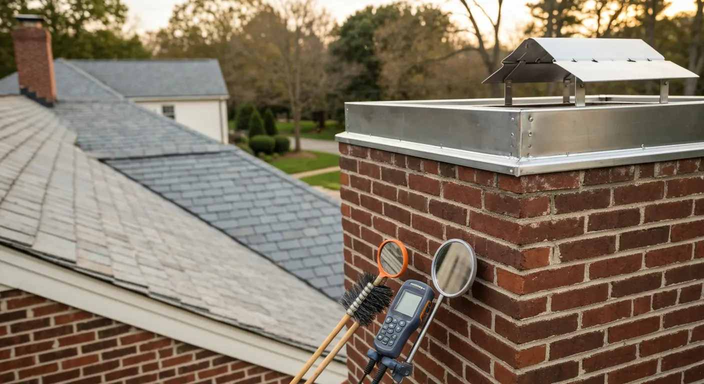 Chimney inspection in Chevy Chase