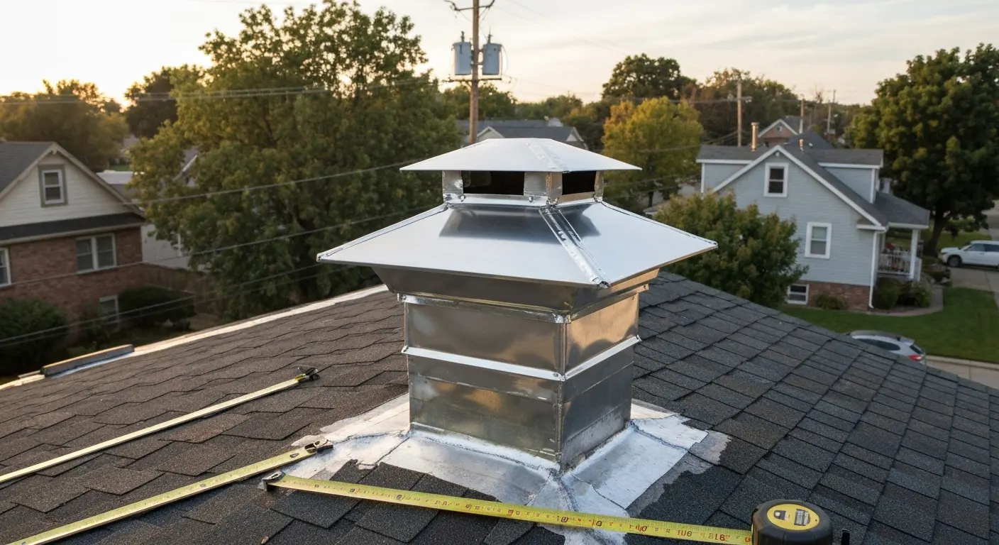 Chimney cap and crown