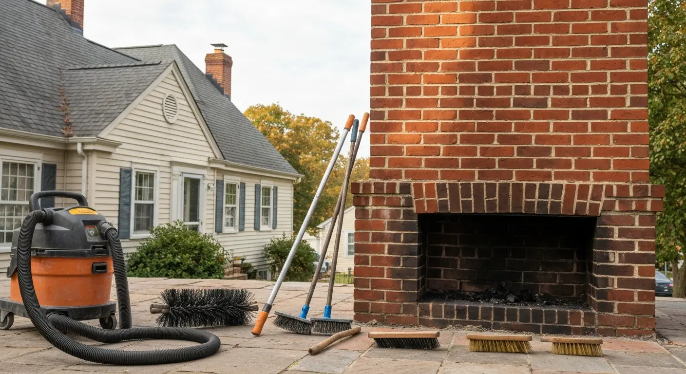 Chimney cleaning service