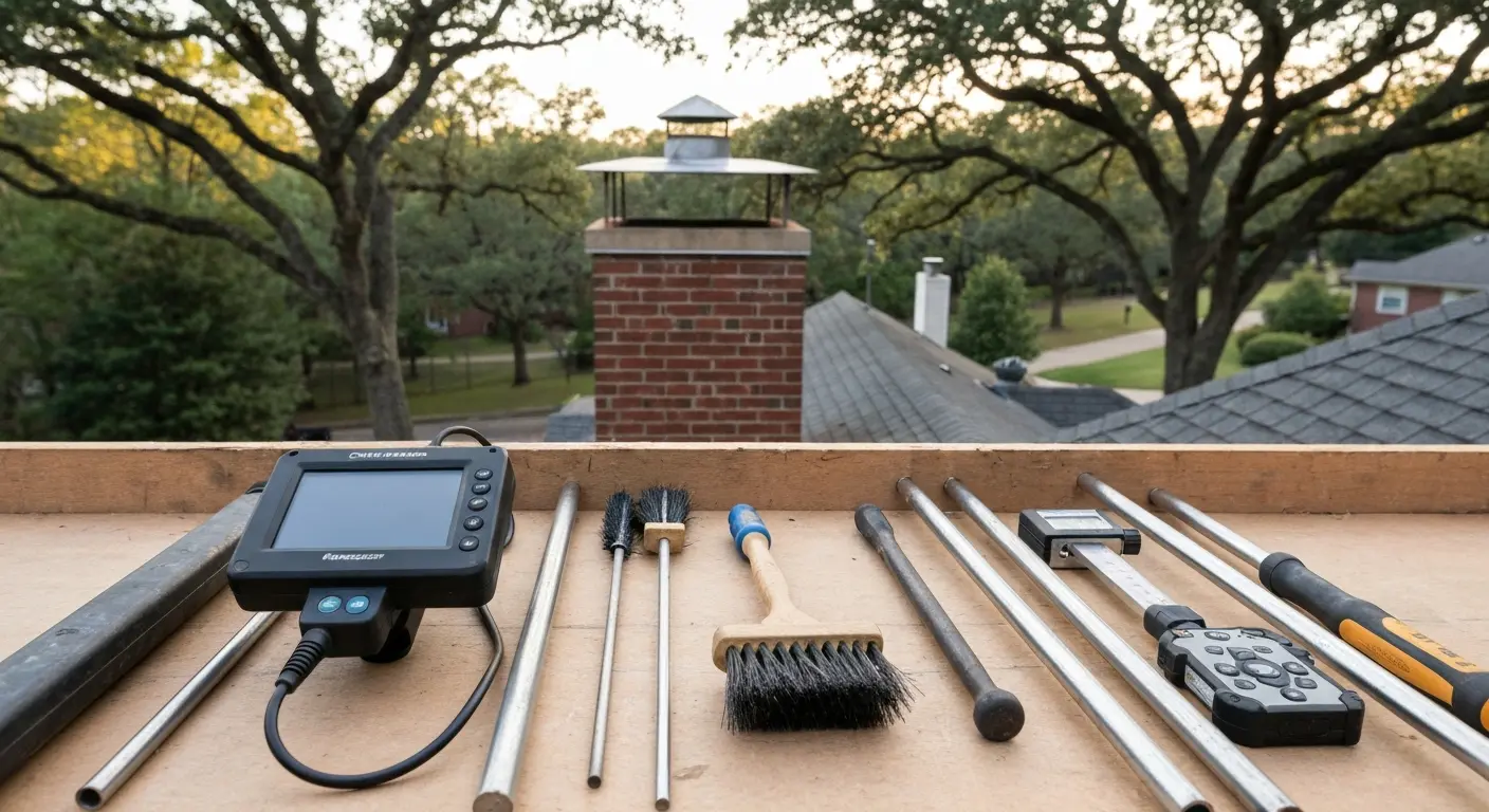 Chimney inspection equipment