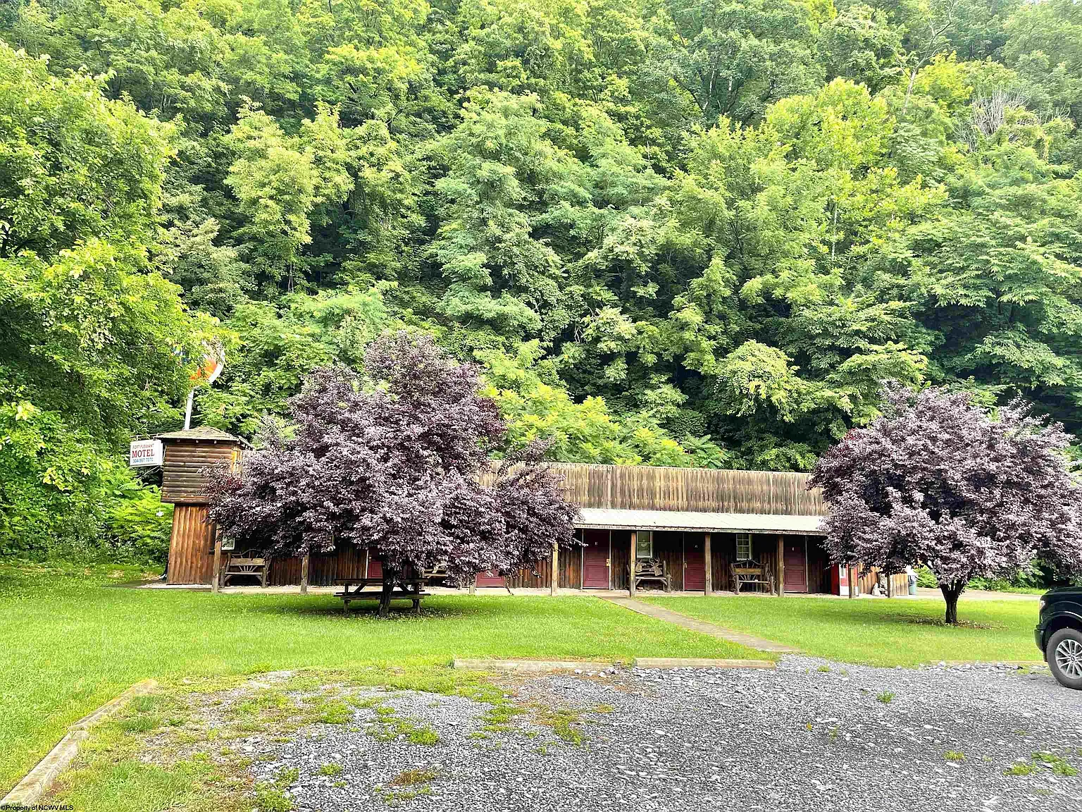 Seneca Pines Lodge exterior after renovation