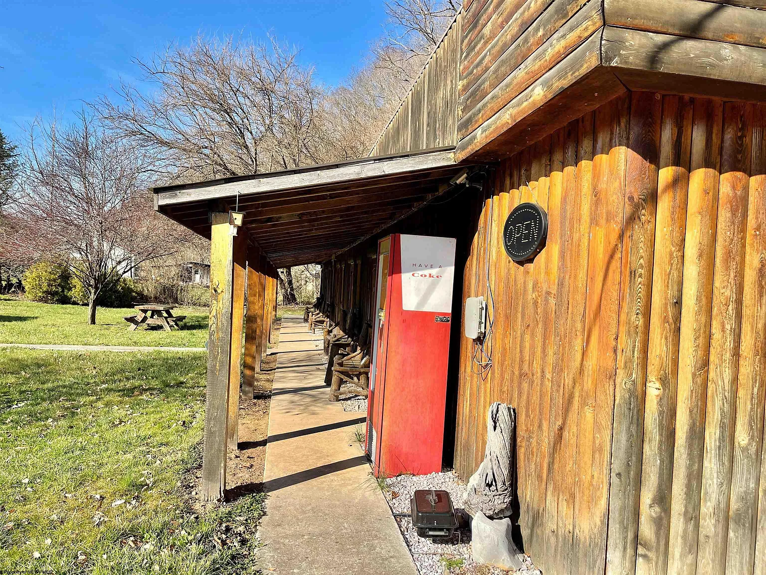 Seneca Pines Lodge entrance