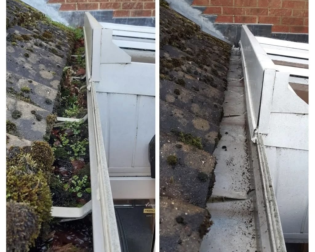 gutter cleaner fareham