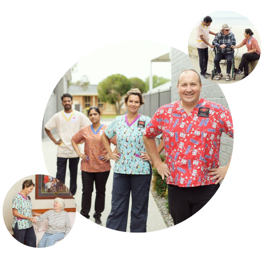 NurseU nursing agency and home care team supporting clients across Melbourne and Victoria