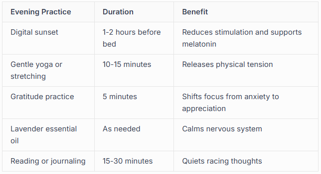 Evening Wind-Down Evening Wind-Down