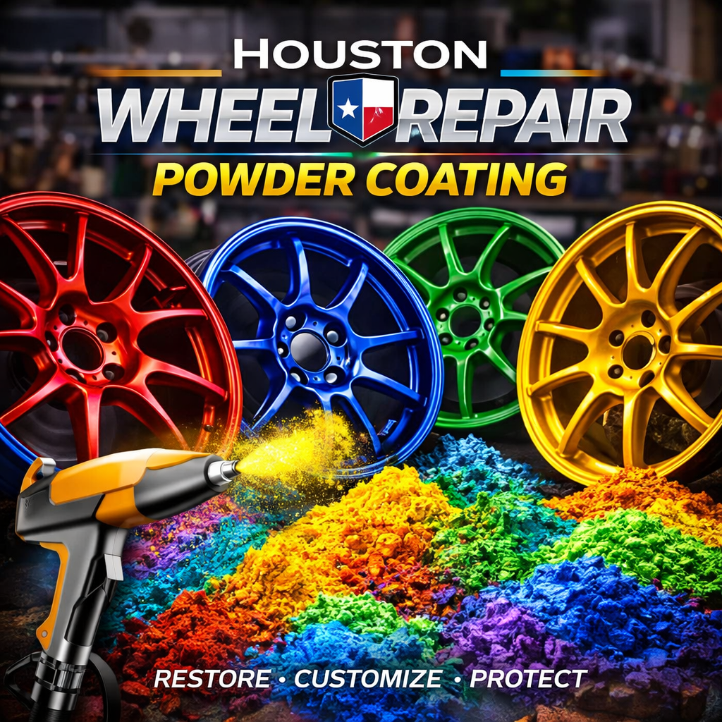 Powder Coating @ Houston Wheel Repair