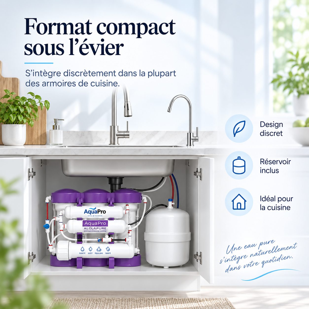 Capsules de minéraux et alcaline après la filtration