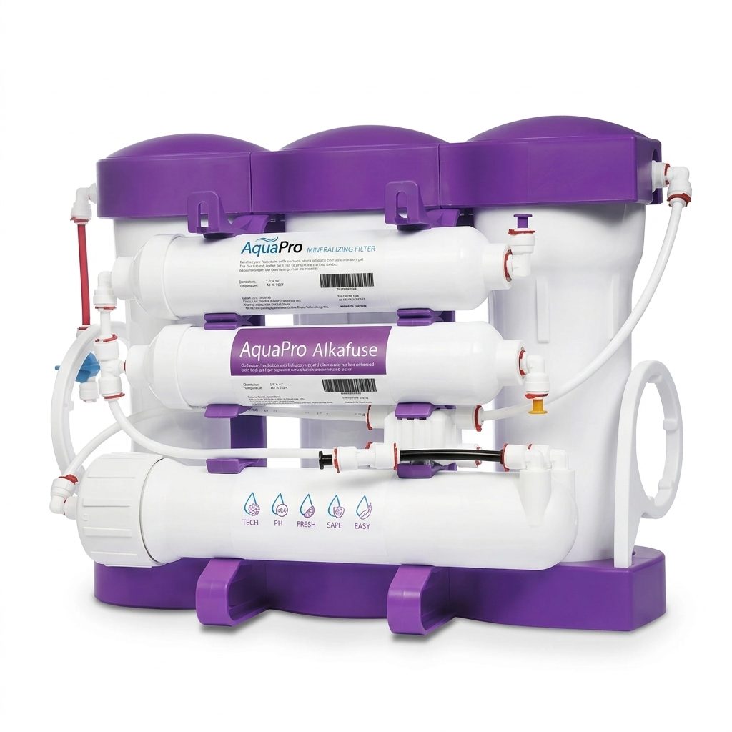Étapes de filtration de l'osmose inverse
