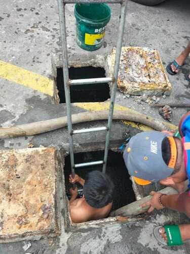Manual Cleaning of Waste Water Treatment Plant Metro Manila