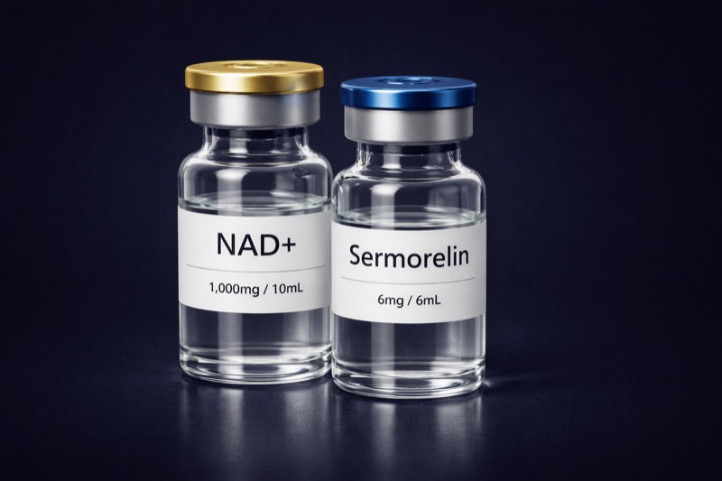 NAD+ and Sermorelin - The Longevity Stack