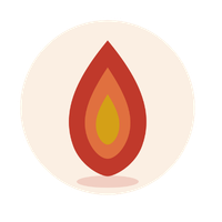 House Ignite icon — flame symbol representing Manifestor energy