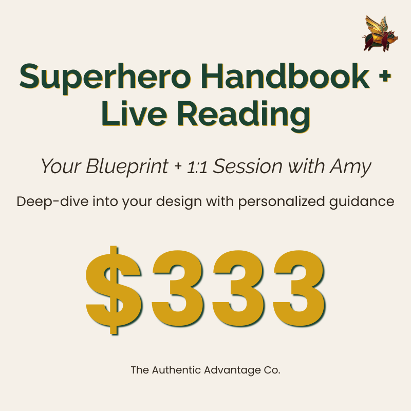 Superhero Handbook + Live Reading product cover, $333