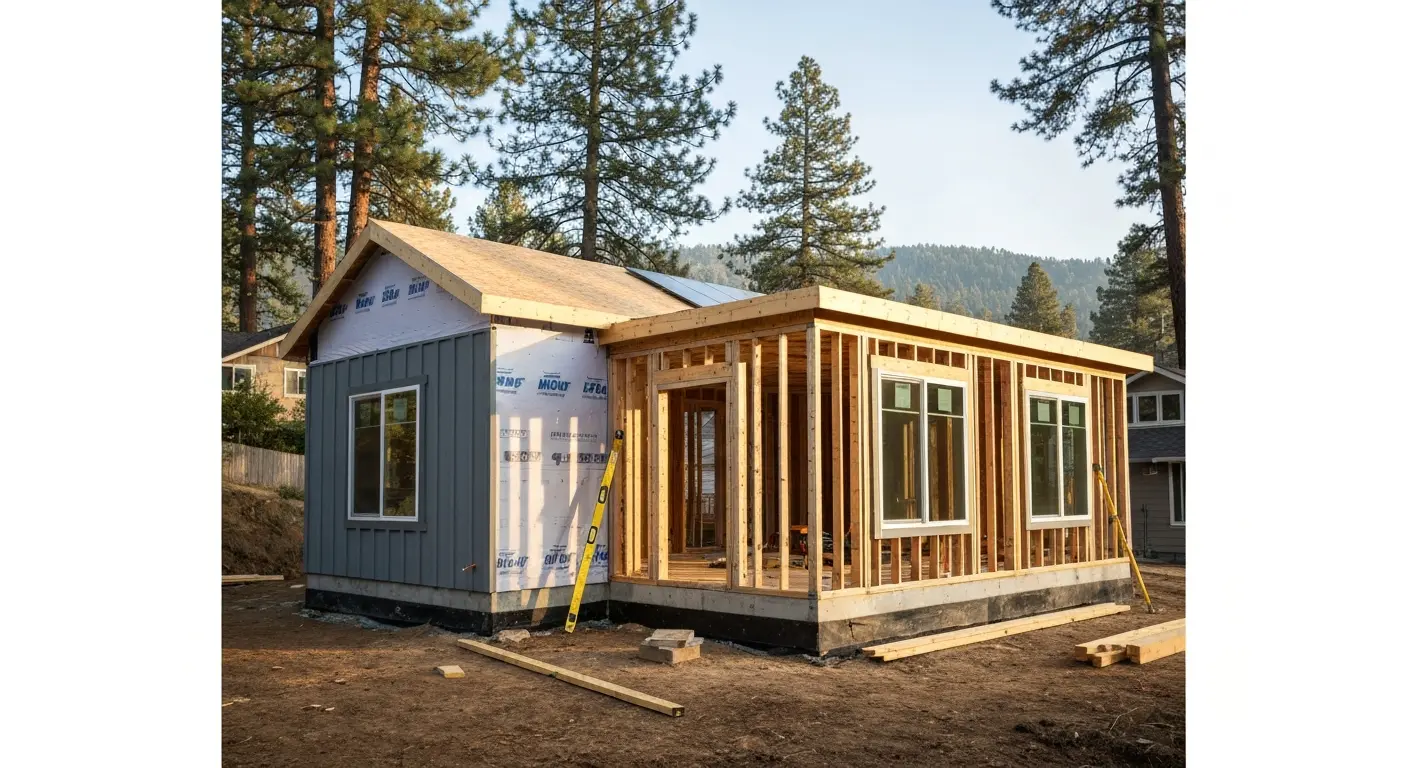 ADU construction in Big Bear