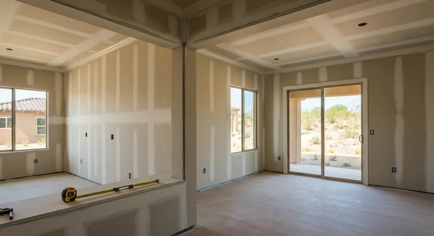 Room addition under construction