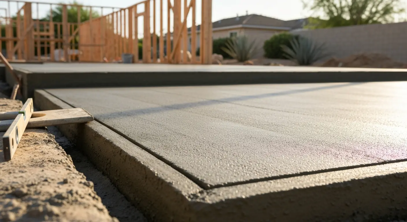 Concrete foundation