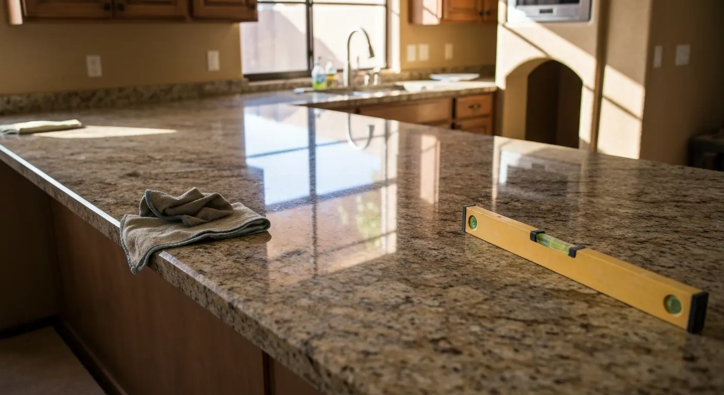 Granite and quartz countertop installation