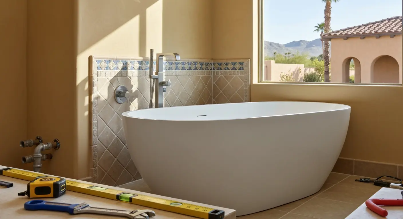 Tub installation