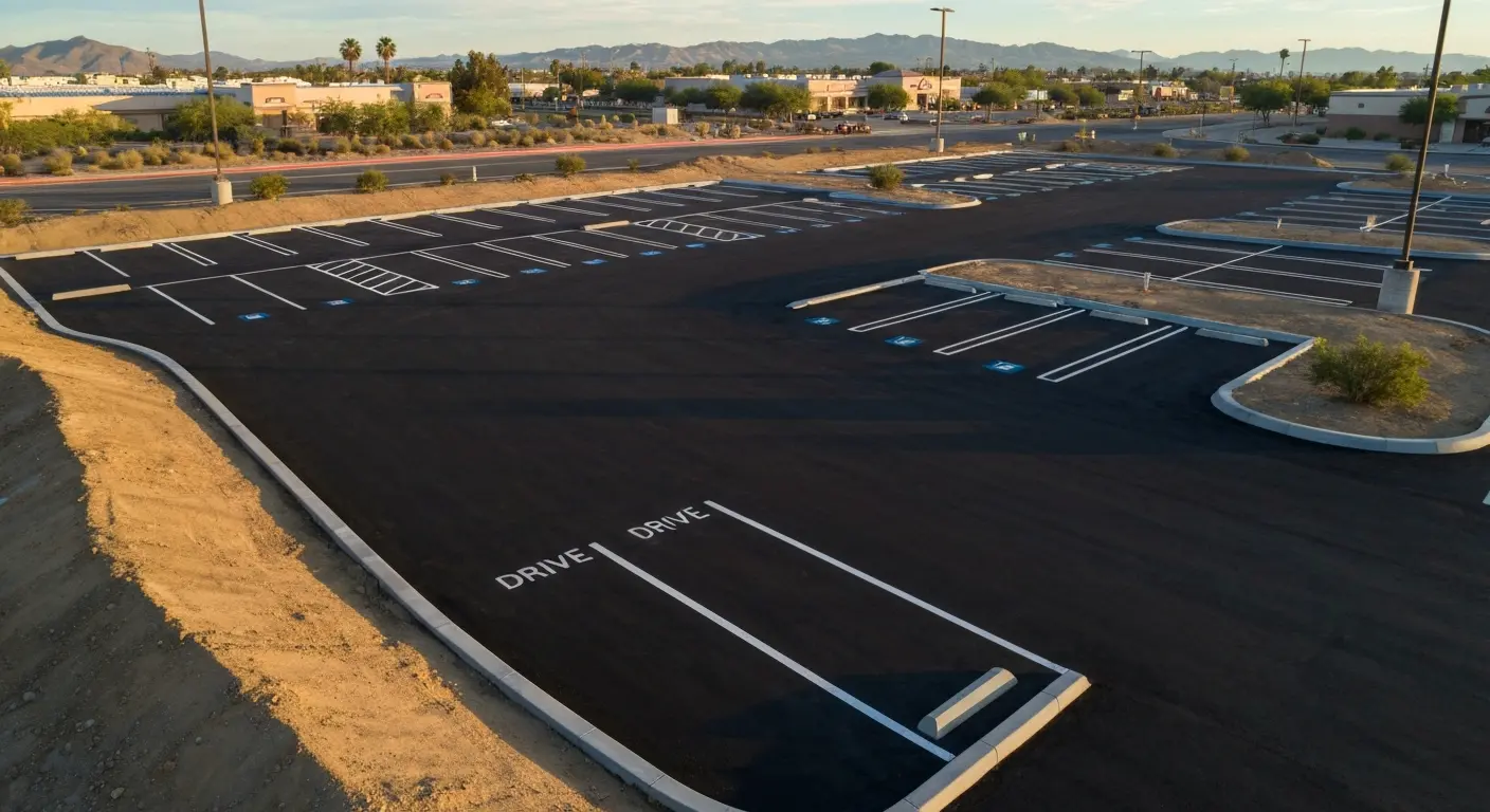 Commercial site grading