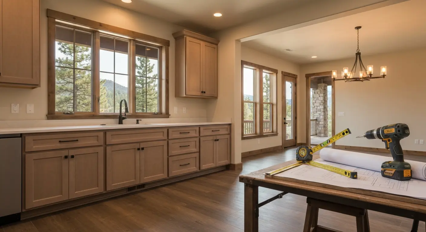 Whole-house renovation in Big Bear