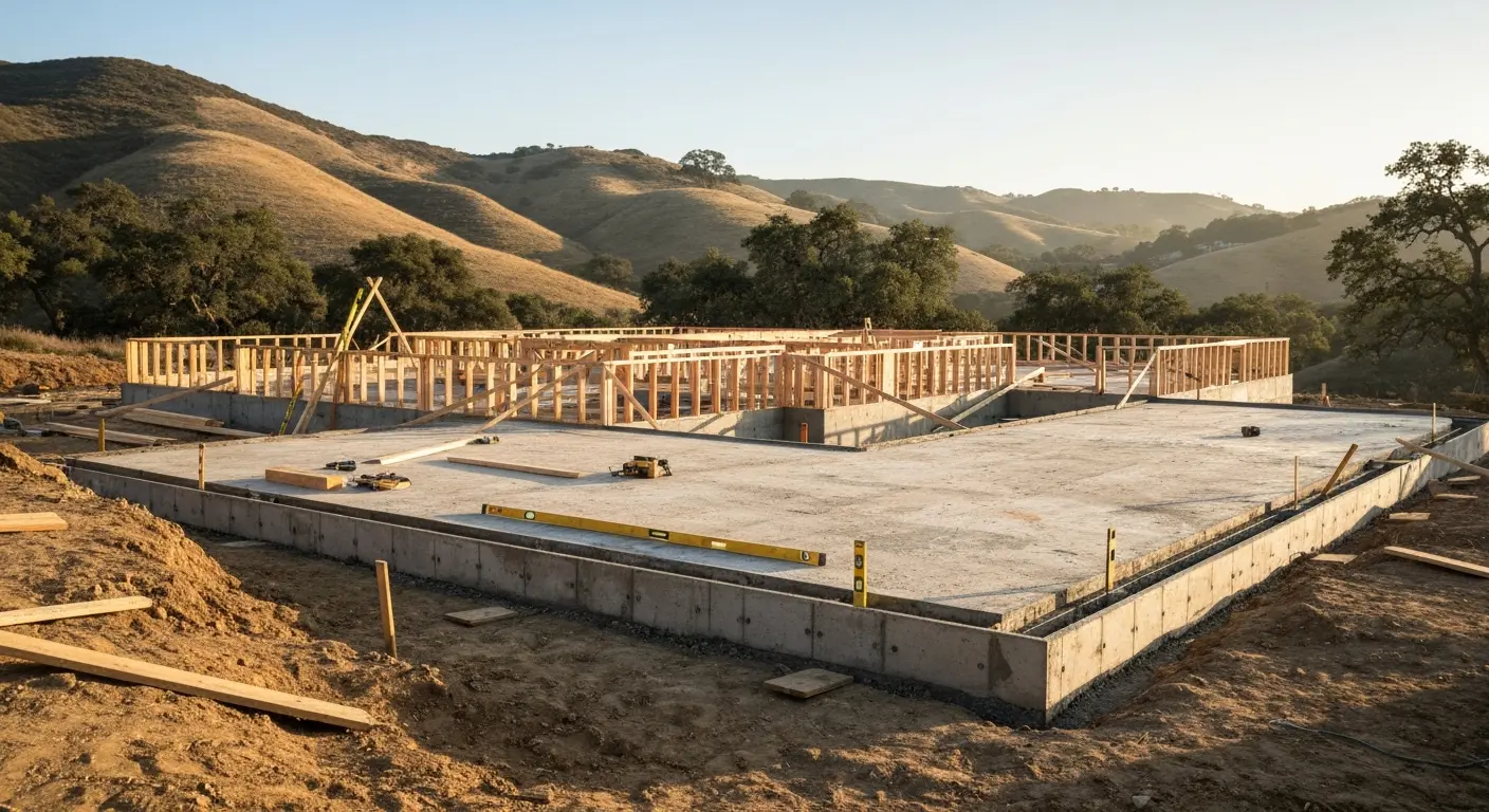 New home construction in Fallbrook