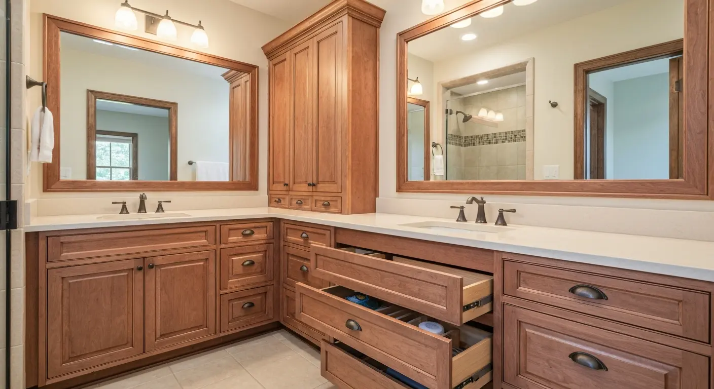 Custom bathroom vanity