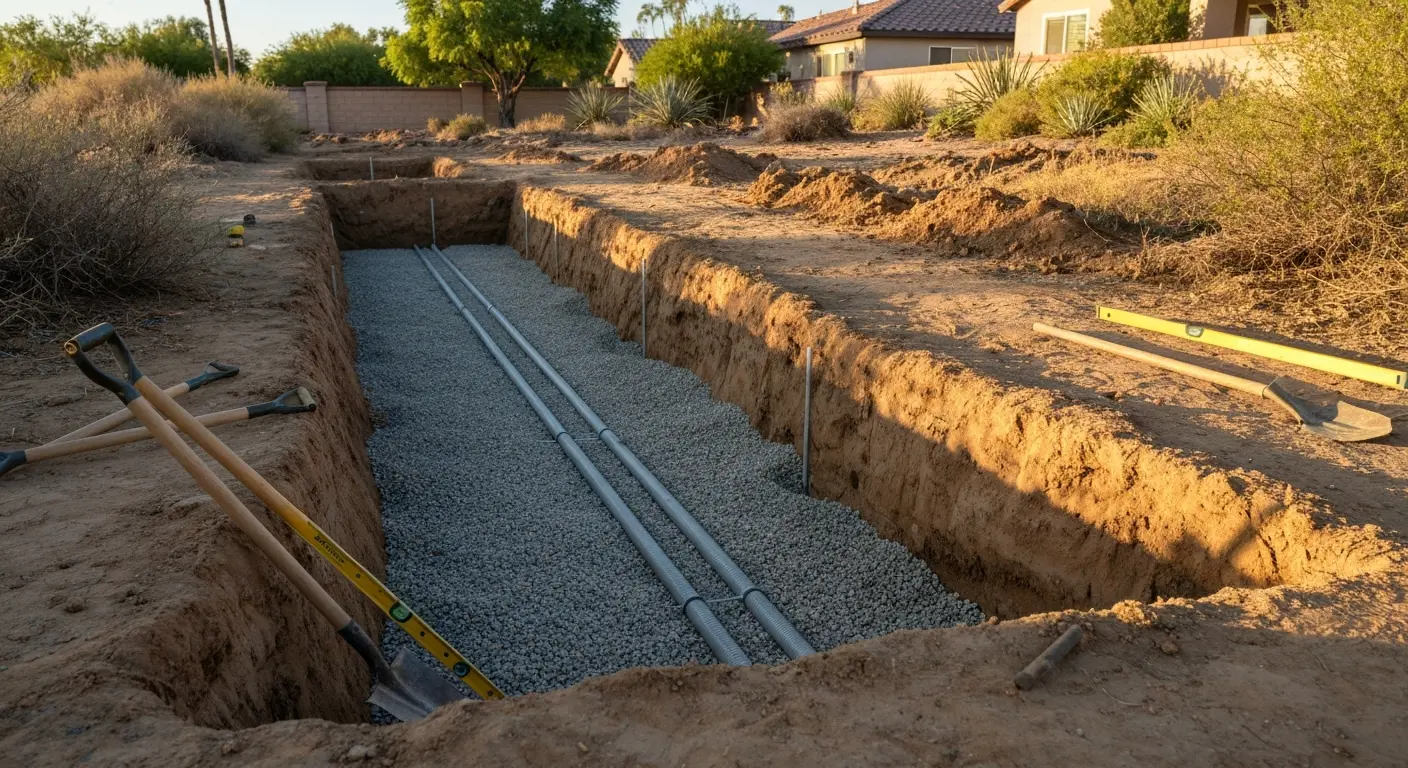 Drain field repair
