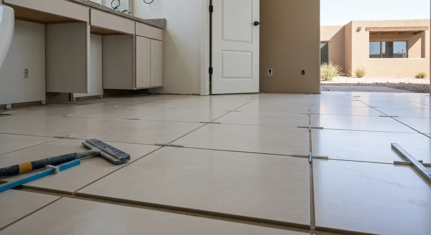 Bathroom flooring