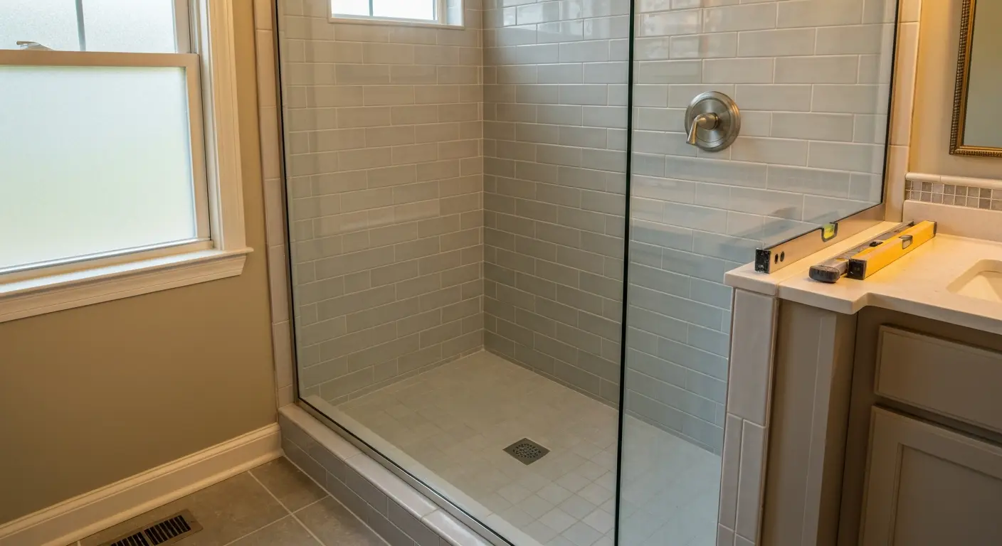 Tub to shower conversion