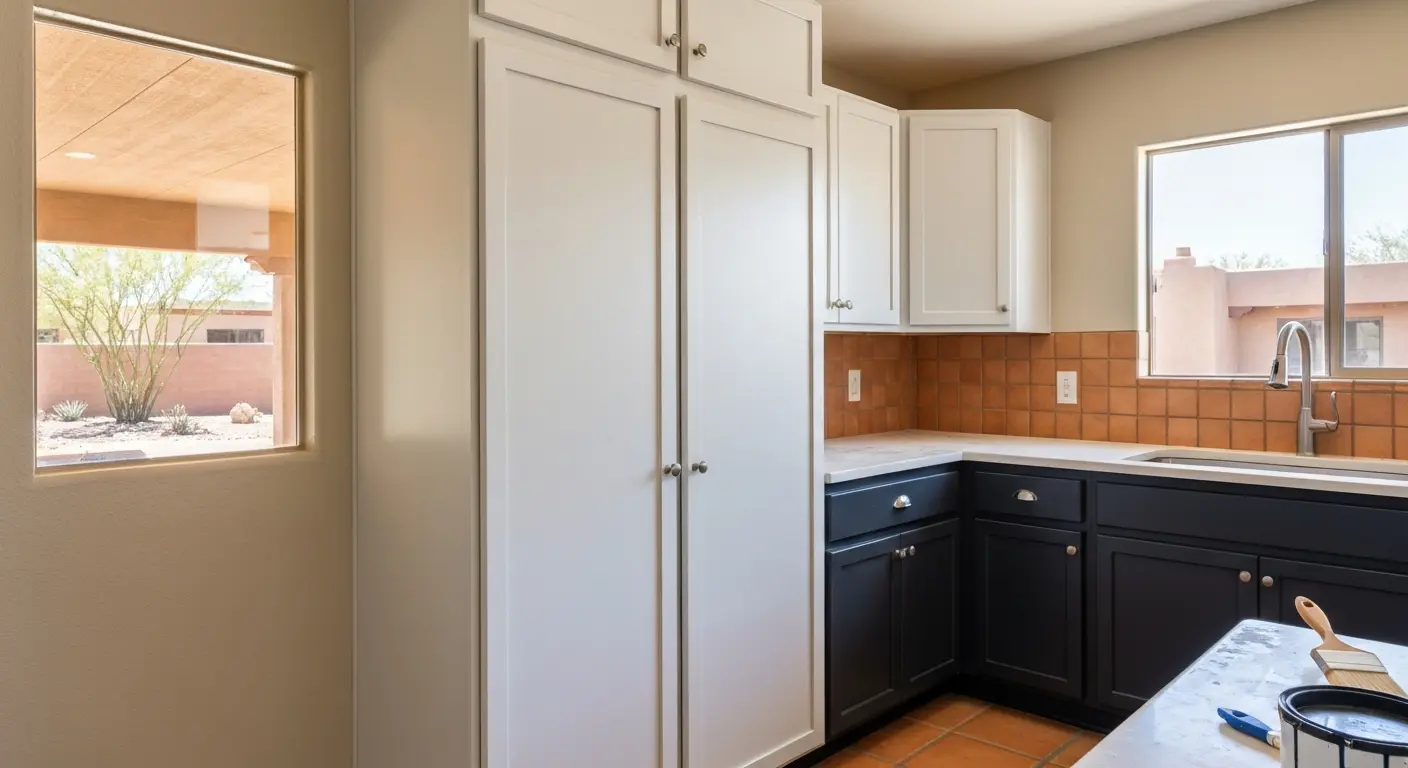 Kitchen cabinet painting