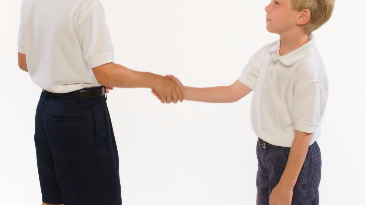 Shaking Hands Distance
