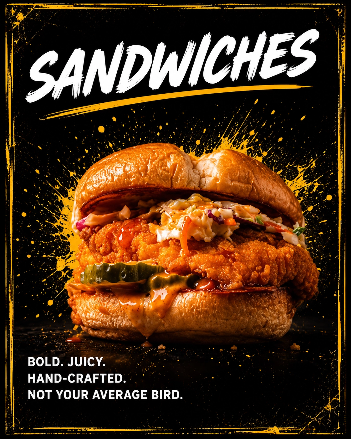 Cocky Rooster Sandwiches