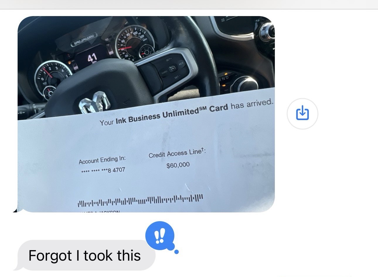Chase Ink Business Unlimited $60K approval