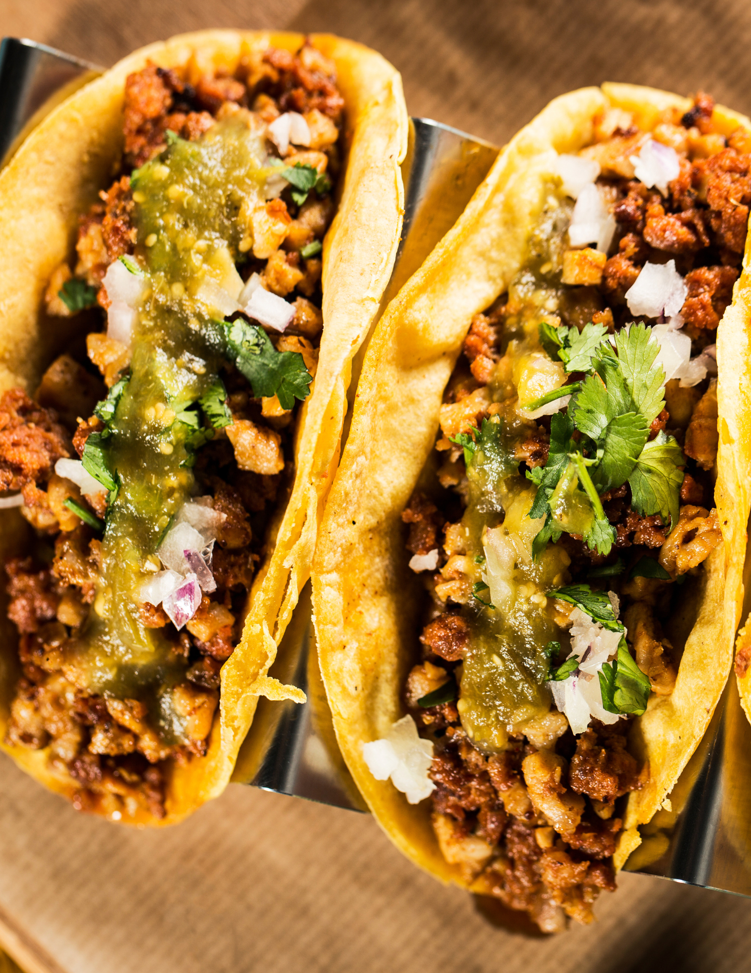 Double Stacked Turkey Tacos