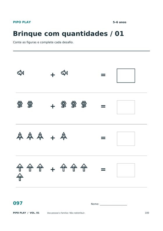 Brinque com quantidades