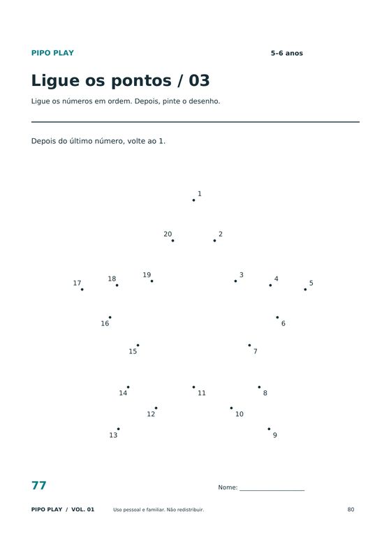 Ligue os pontos