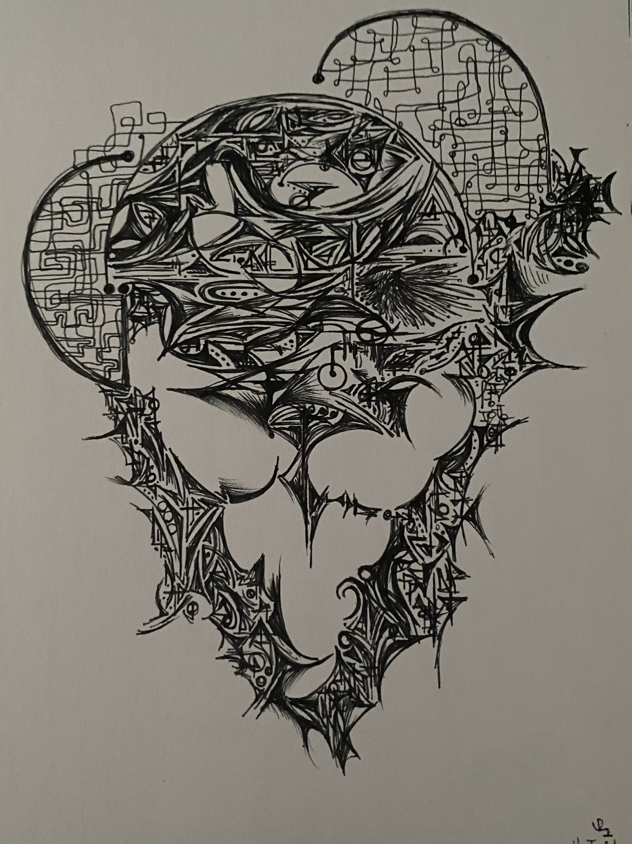 Black Ink Study XII by Anna Chittick