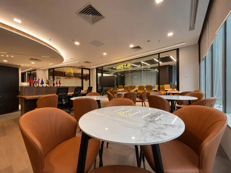 Nexus Executive Boardroom, the lounge where your guests arrive
