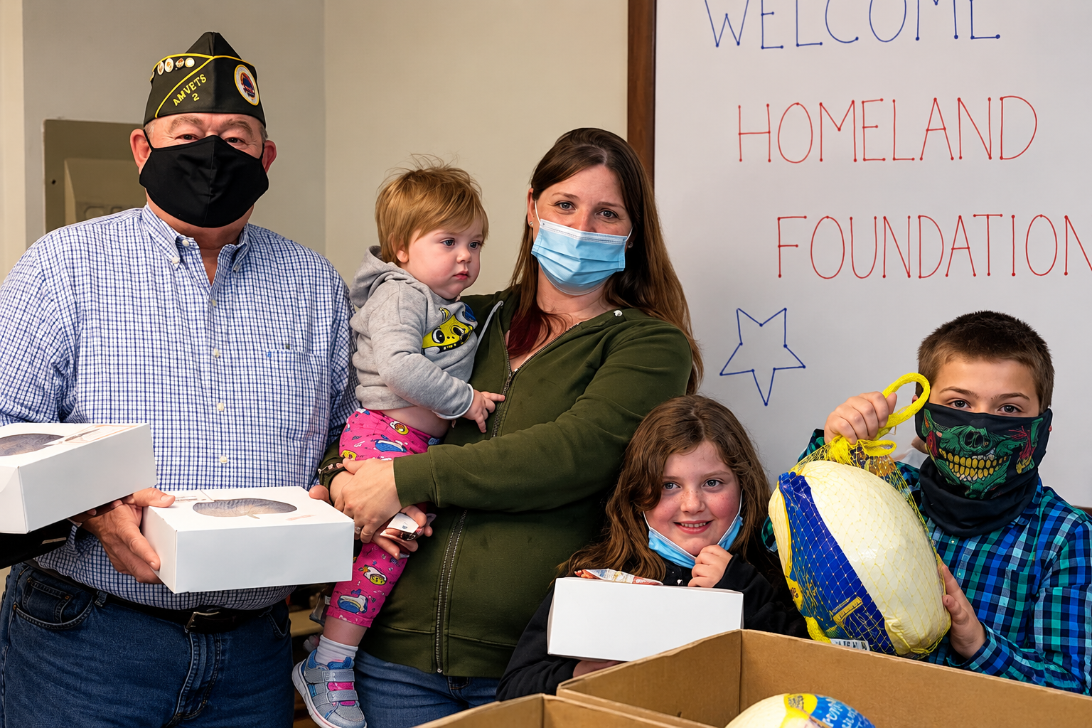Homeland Heroes Foundation Annual Christmas Event for veterans and military families.
