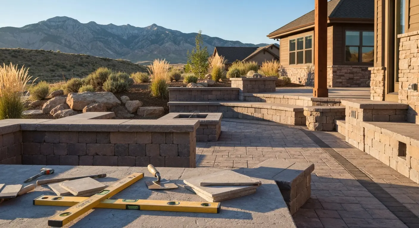 Custom outdoor spaces and patios Alpine