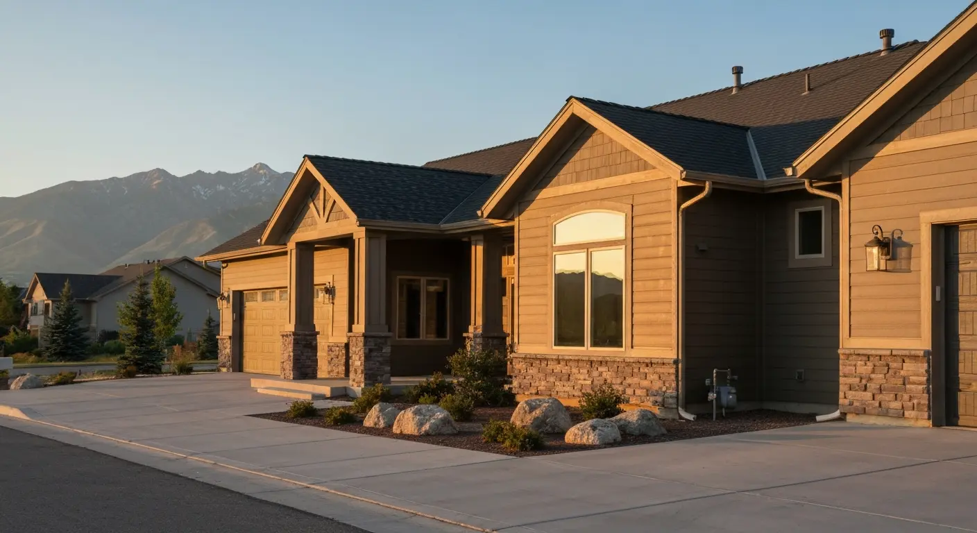 Custom home in Spanish Fork neighborhood