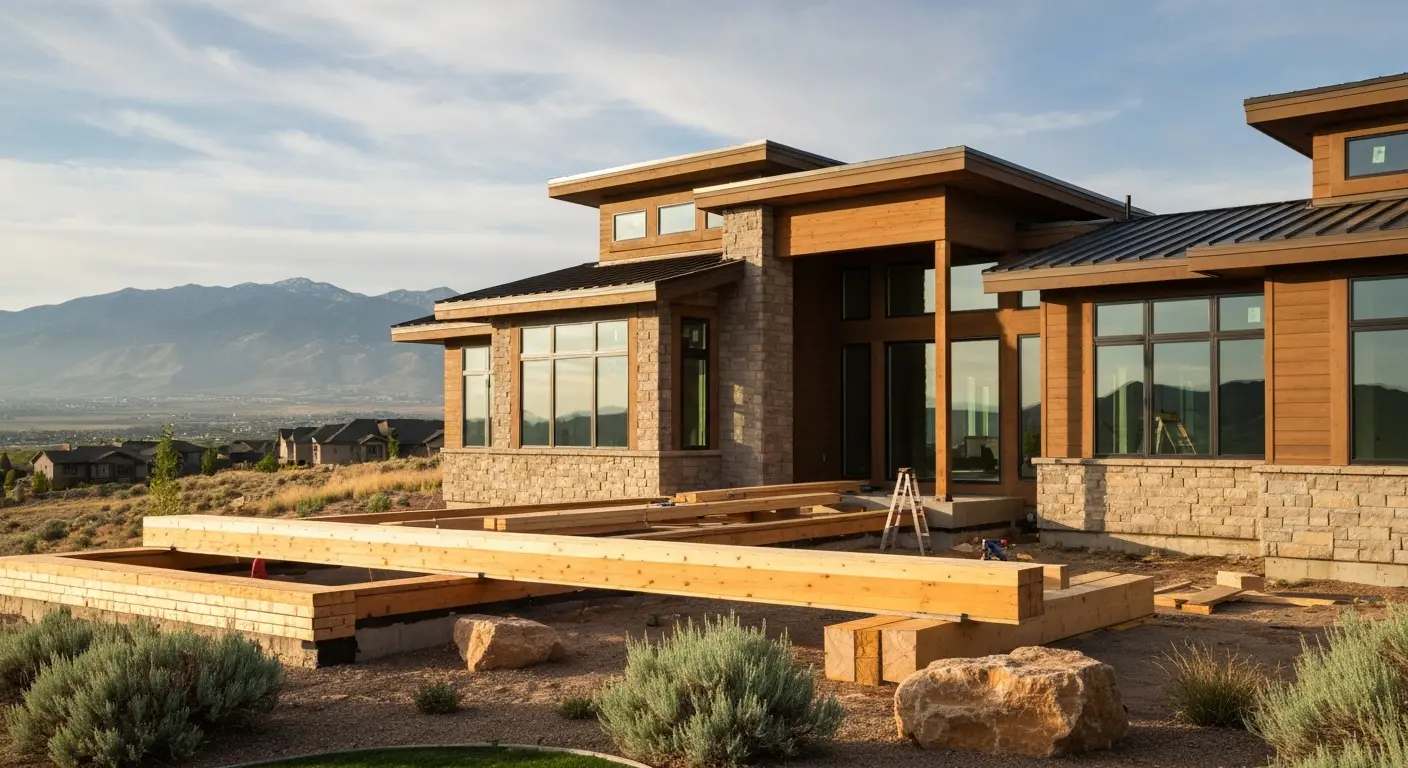 Custom home building in Alpine