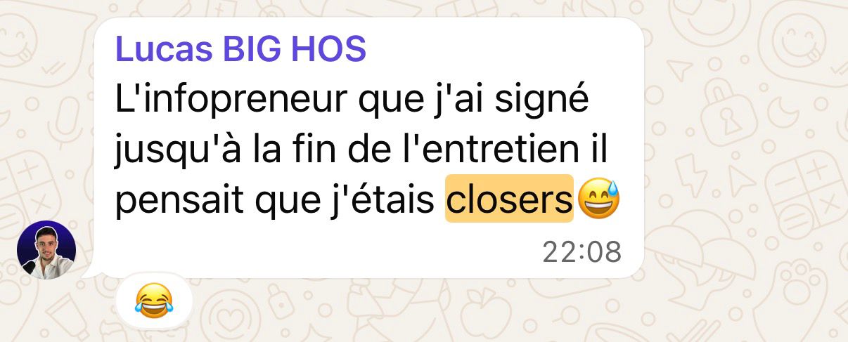 Résultat d’un élève Exodus HOS (3)